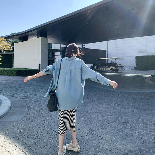 <曾小咸推荐>2.24现货秒杀 ！微信超特价！复古翻领牛仔衬衫 日常199.99 立减110 秒杀89.99！！休闲裤 秒杀69.99！！ 商品图4