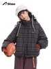 早乙女惠子saotome/STMMF244480/日系复古休闲肌理格纹立领棉服 商品缩略图1