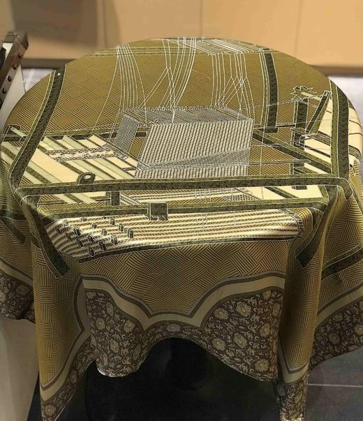 优品堂【繁花似锦】桑蚕丝110×110方巾 商品图12