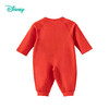 迪士尼25春夏侧开连体衣大红满月服男女宝宝哈衣百天爬服ZD1EL014 商品缩略图13