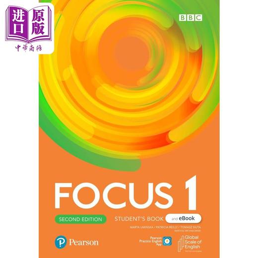 【中商原版】FOCUS 2E LEVEL 1 SB WITH PEP BASIC PACK 培生中学英语Focus教材 学生书含电子资源包 1级别 英文原版  商品图0