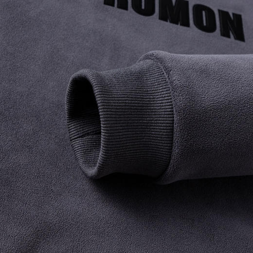 【双面奥粒绒】罗蒙男士秋冬款加绒卫衣男时尚经典圆领卫衣舒适保暖上衣 商品图8