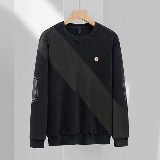 【双面奥利绒】罗蒙男士冬季加绒加厚保暖卫衣男时尚百搭休闲商务男卫衣 商品图4