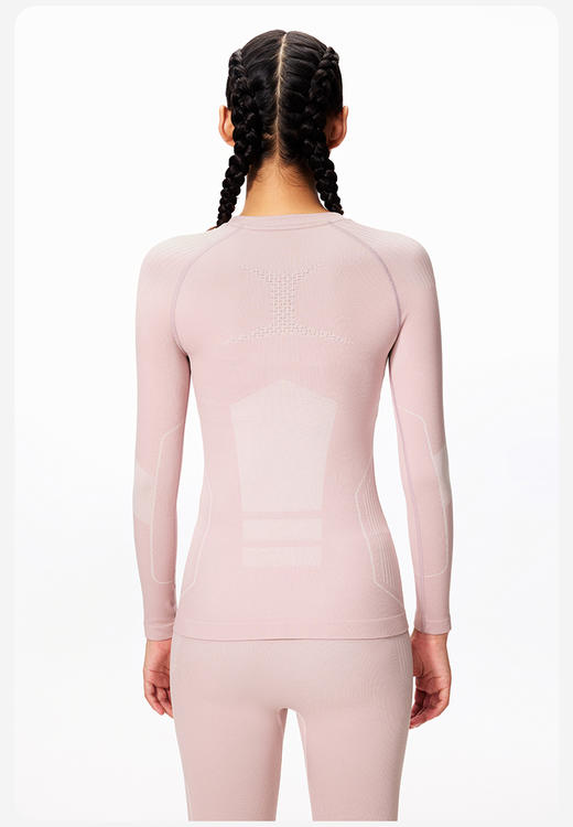 24/26SURPINE保暖透气功能衣 女裤子 粉白 商品图2