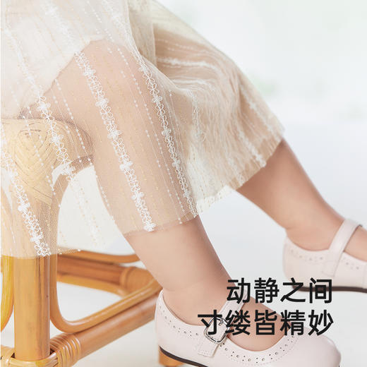 【商场同款】英氏婴儿衣服夏季透气女童连体衣月亮裆2025新款爬服 商品图2