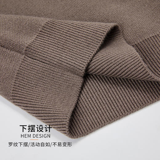 罗蒙男士秋冬复古假两件针织衫男毛衣时尚通勤休闲百搭男衬衫 商品图6