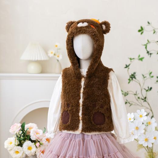 苏苏姐家卡通绒绒马甲手工diy编织钩针毛线团自制马甲材料包 商品图2