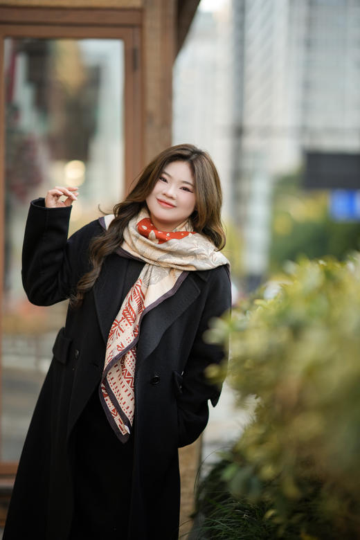 ❤️鸿运来【红色喜气洋洋红围巾&披肩】羊绒羊毛围巾女秋冬季红色百搭披肩加厚保暖针织披肩 商品图11