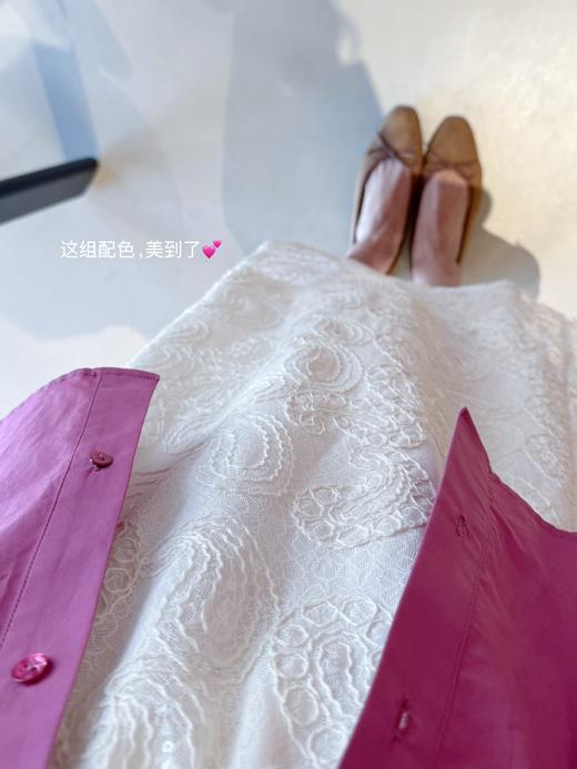 显白程度惊艳我!! 好好穿的精梳棉休闲时髦感衬衫 火龙果色 商品图4