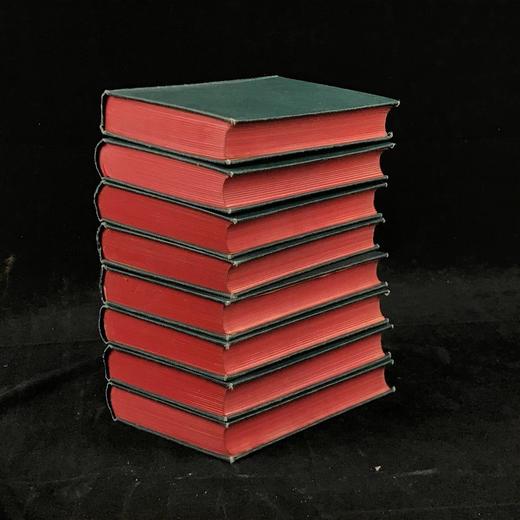 袖珍本！约19世纪后期 华兹华斯诗集（全8卷） 10幅版画插图 漆布精装64开 商品图1