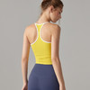 新款工字美背运动内衣女 防震亲肤裸感撞色瑜伽背心普拉提健身文胸女 BM MZ-270 商品缩略图2