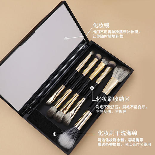 兰思意系列升级款双头初学者套盒眼影刷套刷点彩刷便携款套装 商品图0