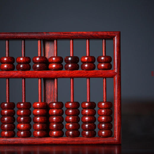 【青山特惠】升级版 | 十三档七珠算盘 小叶紫檀 b28 商品图3
