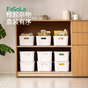 FaSoLa带盖收纳箱家用衣服收纳盒杂物整理盒桌面储物零食玩具手提塑料筐 商品缩略图6