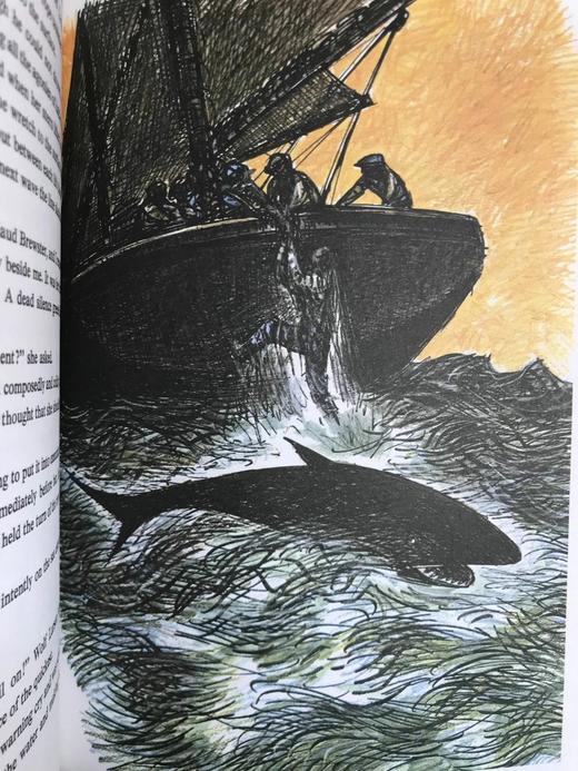 杰克·伦敦《海狼》 数十幅插图（含多幅彩色） 豪华皮装16开 商品图4