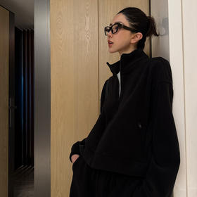 ROMI STUDIO“冬日松弛”双面摇粒绒弹力运动休闲外套 RW24WSW0804