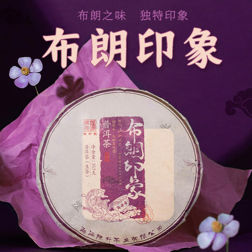 陈升号 2022年布朗印象357g（生茶） 商品图0