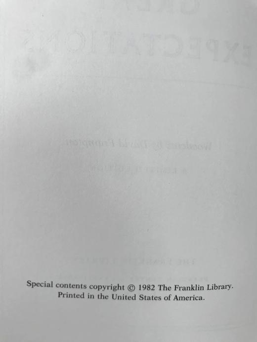 限量版！狄更斯《远大前程》 配多幅木版画插图 豪华皮装18开 商品图4