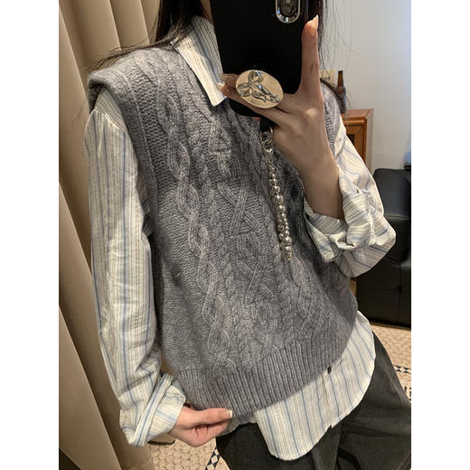 时尚流行风衬衫马甲 商品图2