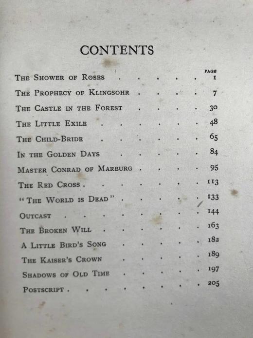 1921年 匈牙利公主圣伊丽莎白的故事 8幅彩色插图 真皮脊精装32开 商品图5