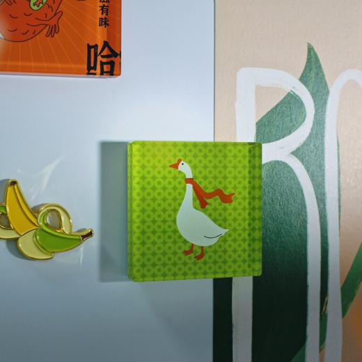 一周文案原创正版「鱼鹅多多-余额多多」胸针冰箱贴祝有钱生日礼 商品图2