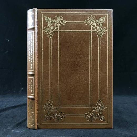 限量版！威廉·布莱克《天真之歌/经验之歌》 54幅彩色插图 豪华皮装大32开 商品图0