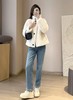 土耳其新款新色胶囊四面弹加绒烟管直筒牛仔裤 商品缩略图0