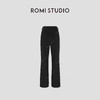 ROMI STUDIO“率性自我”莫代尔棉混纺软糯弹力微喇牛仔裤 431N2052 商品缩略图1