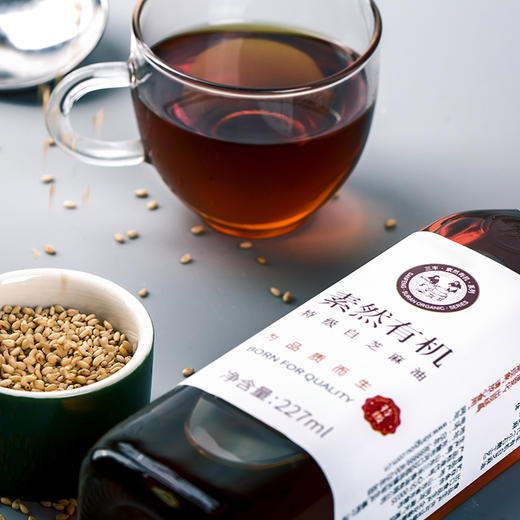 有机特级白芝麻油 227ml/瓶 商品图2