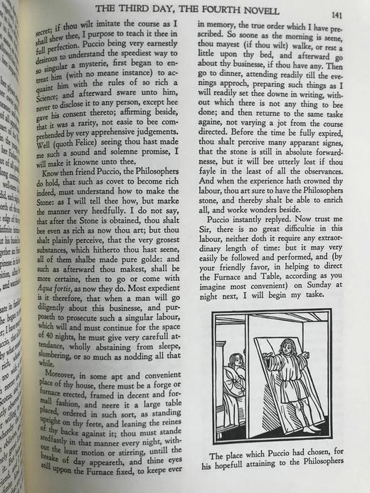 薄伽丘《十日谈》 配木版画插图 豪华皮装16开 商品图11