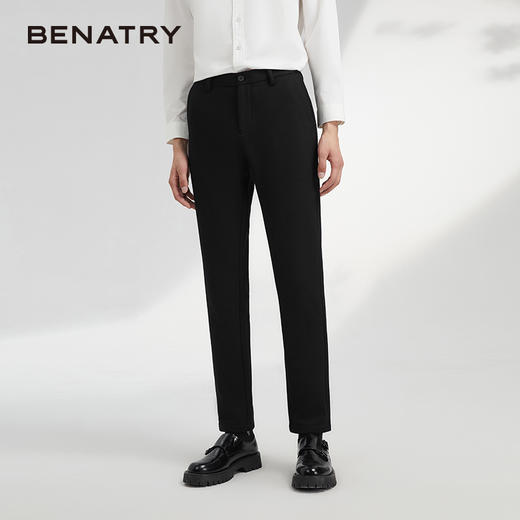 贝纳川商务百搭男士直筒西装裤ECK332002402 商品图4