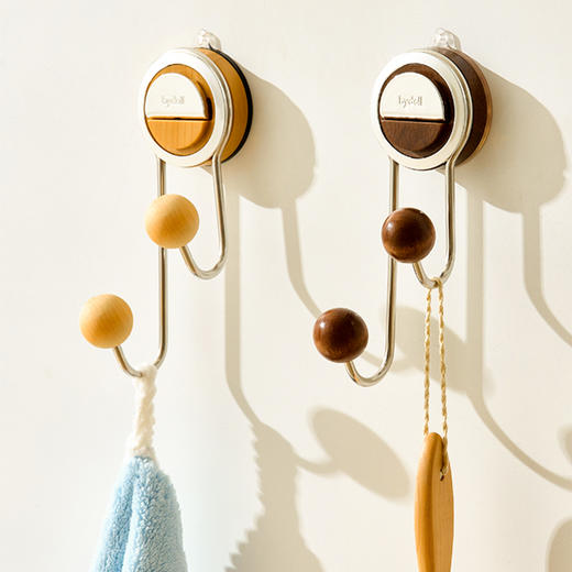 摩登主妇吸盘挂钩免打孔强力承重门后挂衣架无痕浴室墙上壁挂钩子 商品图0