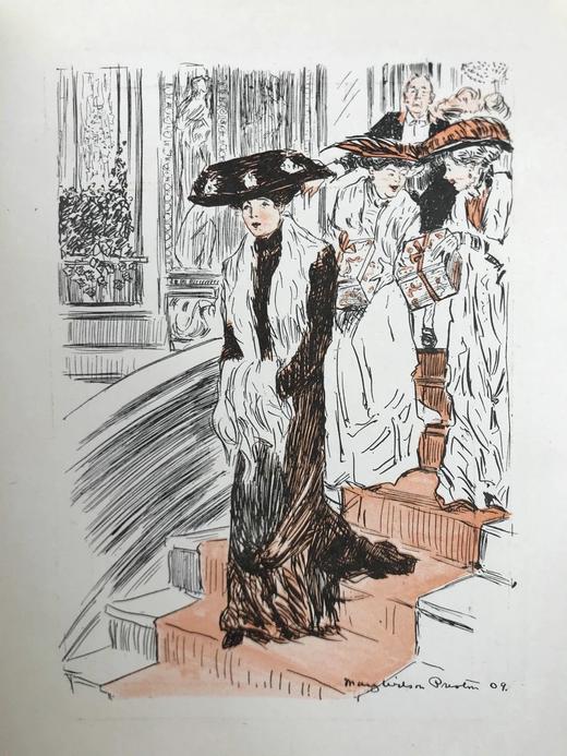 1909年 卡罗琳·威尔斯《桥牌之诗》 普雷斯顿10余幅趣味插图 漆布精装32开 商品图8