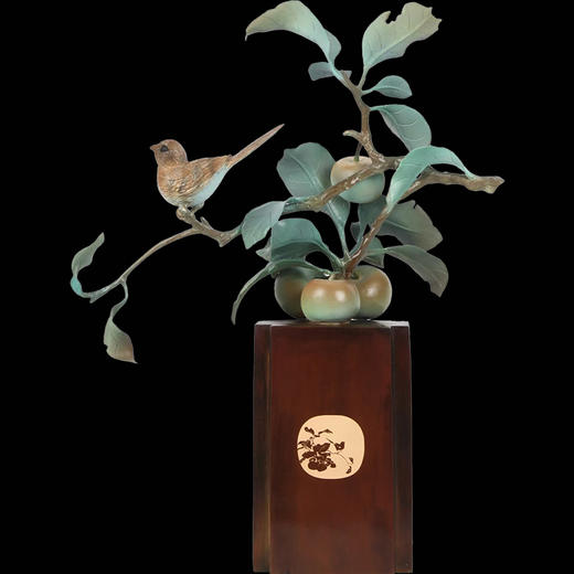 宇达青铜全铜摆件 新品《岁丰盈门》工艺品 乔迁 家居 装饰礼品 商品图0