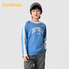 巴拉巴拉童装长袖儿童t恤男童女童2025新款春圆领打底衫简约透气T 商品缩略图2