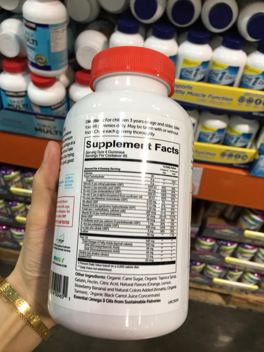 代买📣美国✈直邮1瓶228元🉐🉐【像吃糖一样把营养补充 不再困惑吃要问题】好产品推荐给宝贝们🇺🇸SmartyPants儿童多种维生素矿物质软糖 180粒（含Omega 3和维生素D） 商品图3