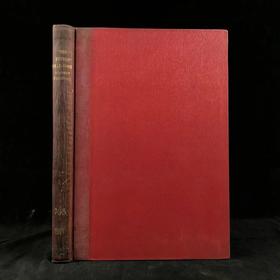 含藏书票！1921年 西班牙绘画 52幅插图（含10幅彩色手工贴图） 真皮脊精装大16开