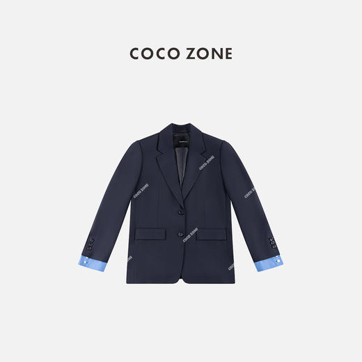COCO ZONE "学院风  "系列袖口撞色西装外套ACC1D2697 商品图0
