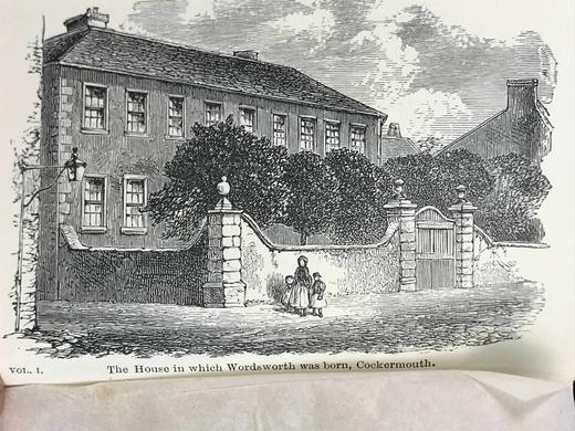 袖珍本！约19世纪后期 华兹华斯诗集（全8卷） 10幅版画插图 漆布精装64开 商品图4