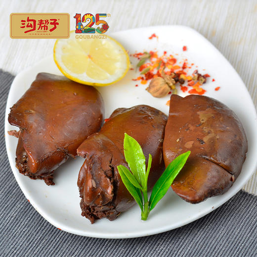 【沟帮子】沟帮子鲜熏小食 十二道熏味 鸡肝180g*3袋 商品图3