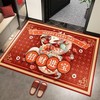新款蛇年地垫红色喜庆门垫新年地垫入户门垫进门地垫可机洗 商品缩略图4