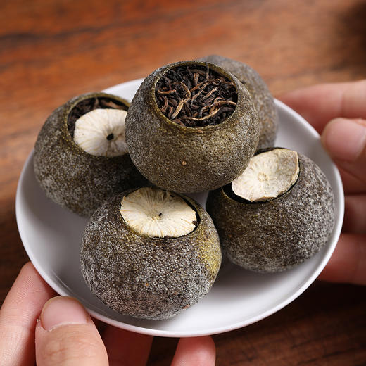 益柑柠丨新会天马小青柑 柑皮普洱茶 250g 2罐配精美手提袋 新旧包装随机发货 商品图4