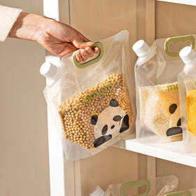 摩登主妇mototo熊猫五谷杂粮收纳袋密封防虫防潮大米收纳分装米桶