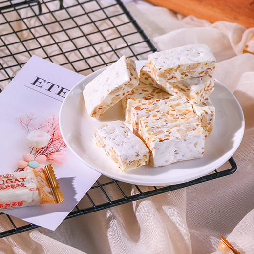 低糖亚麻籽牛轧糖500g/袋*2 商品图3