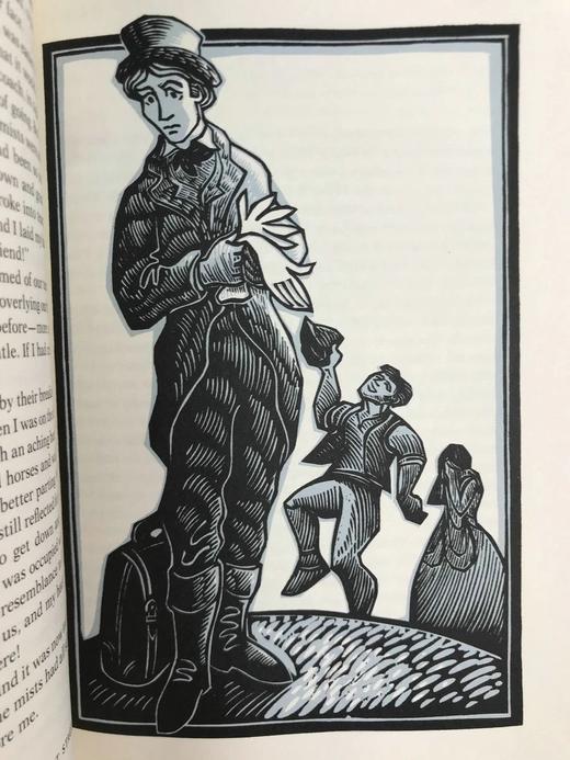 限量版！狄更斯《远大前程》 配多幅木版画插图 豪华皮装18开 商品图5