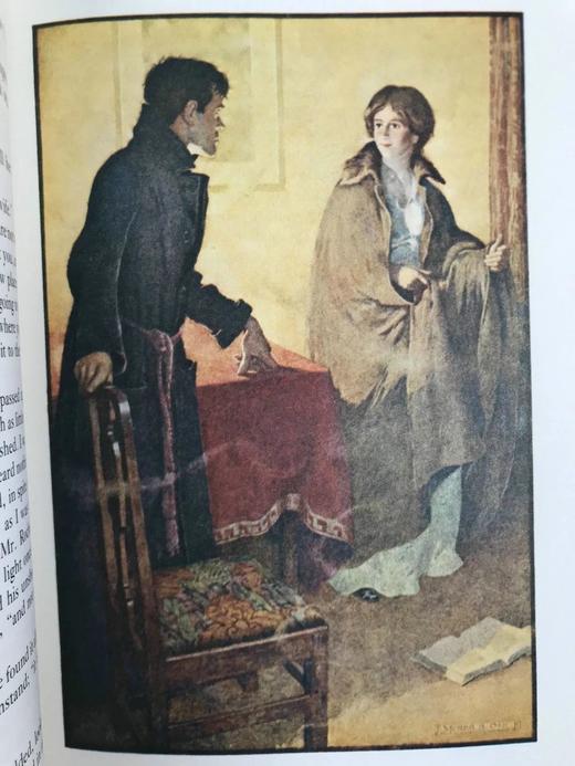 限量版！夏洛蒂·勃朗特《简·爱》 12幅彩色插图 豪华皮装18开 商品图8