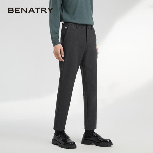 贝纳川商务休闲高端直筒正装男士西裤休闲裤ECK332003138 商品图2