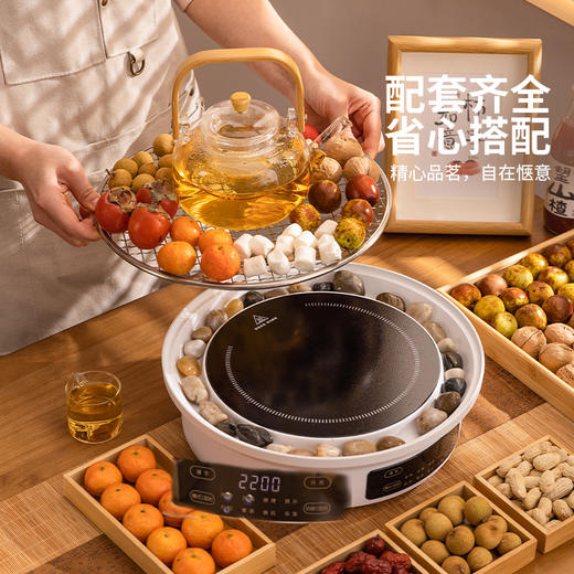 摩登主妇围炉煮茶壶器具全套2025新款烤火炉套装电陶炉茶具养生壶 商品图4
