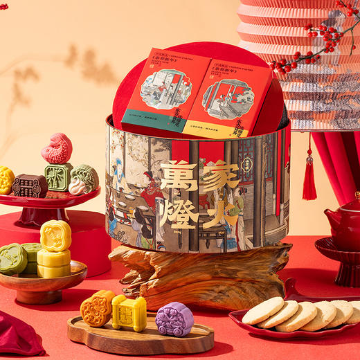 【国风糕点 | 雅觅山河颂糕点礼盒系列】精选优质食材，顺时而食，真材实料匠心手工，经典风味口感细腻，低糖糕点爽口清甜，多款风格多款包装可选，送人自留两相宜。 商品图12