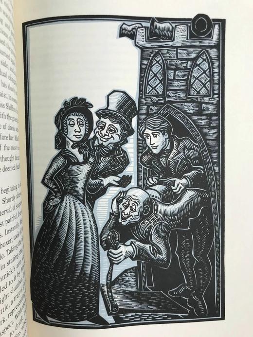 限量版！狄更斯《远大前程》 配多幅木版画插图 豪华皮装18开 商品图9